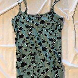 Loft Spaghetti Strap Flower Shirt